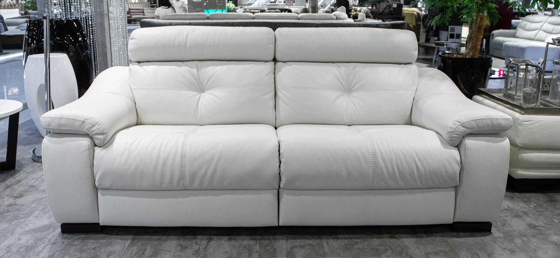 Кожаный диван  c  реклайнерами Martin   Relotti